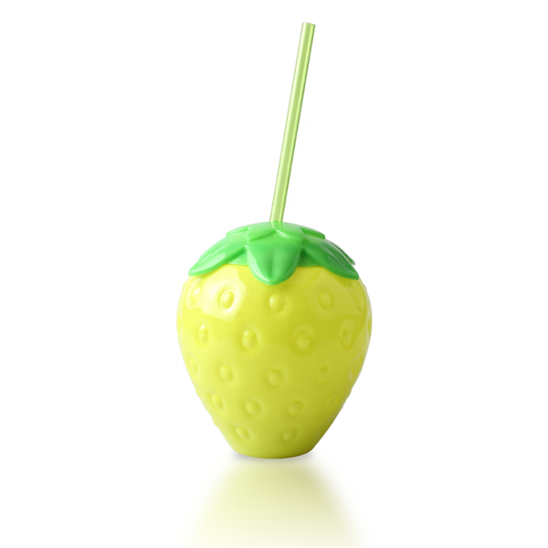 Charmlite Sparkle Plastic Aardbeienbeker met LED-functie 16oz07