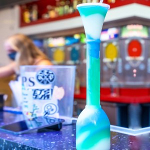 Charmlite Long Neck Souvenir Tall Slush Yard Cup e nang le joang - 50 oz / 1400ml