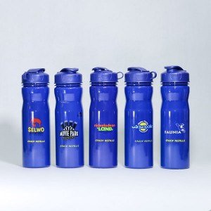 Charmlite Factory Direct Customized Logo 650ml Water Bottle nga adunay Lanyard alang sa Promosyon