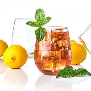 Charmlite Издръжлива чаша за вино, 100% тритан, без дръжки, за бар – 473 мл