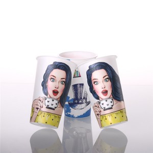 Charmlite Haltbar, Flexibel 16 oz BPA-fräi Plastikbecher, Drénkbecher, Sodabecher – Recycléierbar Polypropylen (PP) – Opak / Matéiert Becher