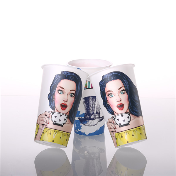 Charmlite Durable, Flexible 16 oz BPA Dawb Yas Khob, Haus khob, Soda khob - Recyclable Polypropylene (PP) - Opaque / Frosted Cup Featured duab