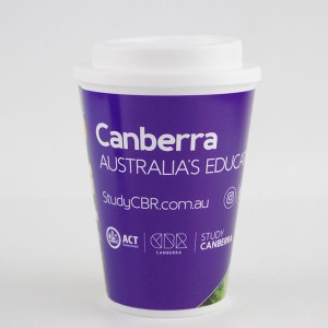 Charmlite Plastic Coffee Mug nga adunay Screw Lid ug Silicone Band Reusable Style 16oz