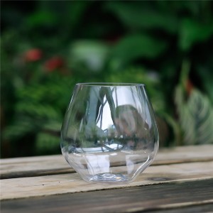 Taça de vinho Charmlite inquebrável, copo de plástico para uísque e coquetéis – 532 ml (18 oz)