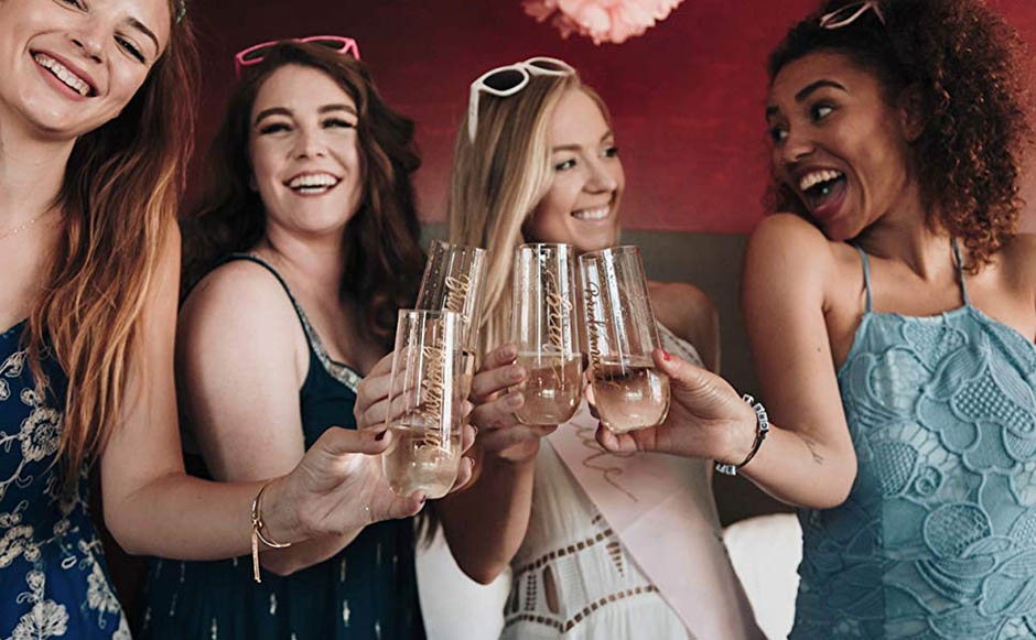 Charmlite Clear Reusable Stemless Champagne Flute Champagne Glass For Wedding - 10 oz05