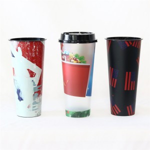 I-Charmlite Stadium 16 oz. Iikomityi zePlastiki, i-10 Pack Reusable Drink Tumblers for Parties, Events, Marketing, Weddings, DIY Projects or BBQ Picnics, No BPA (Blue)