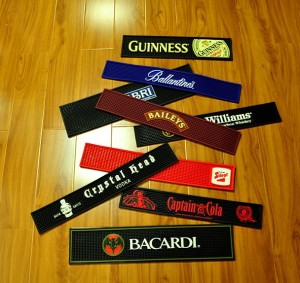 Tapete de barra de PVC, tapete antigoteo, protectores de riel para vasos, bebidas y cerveza