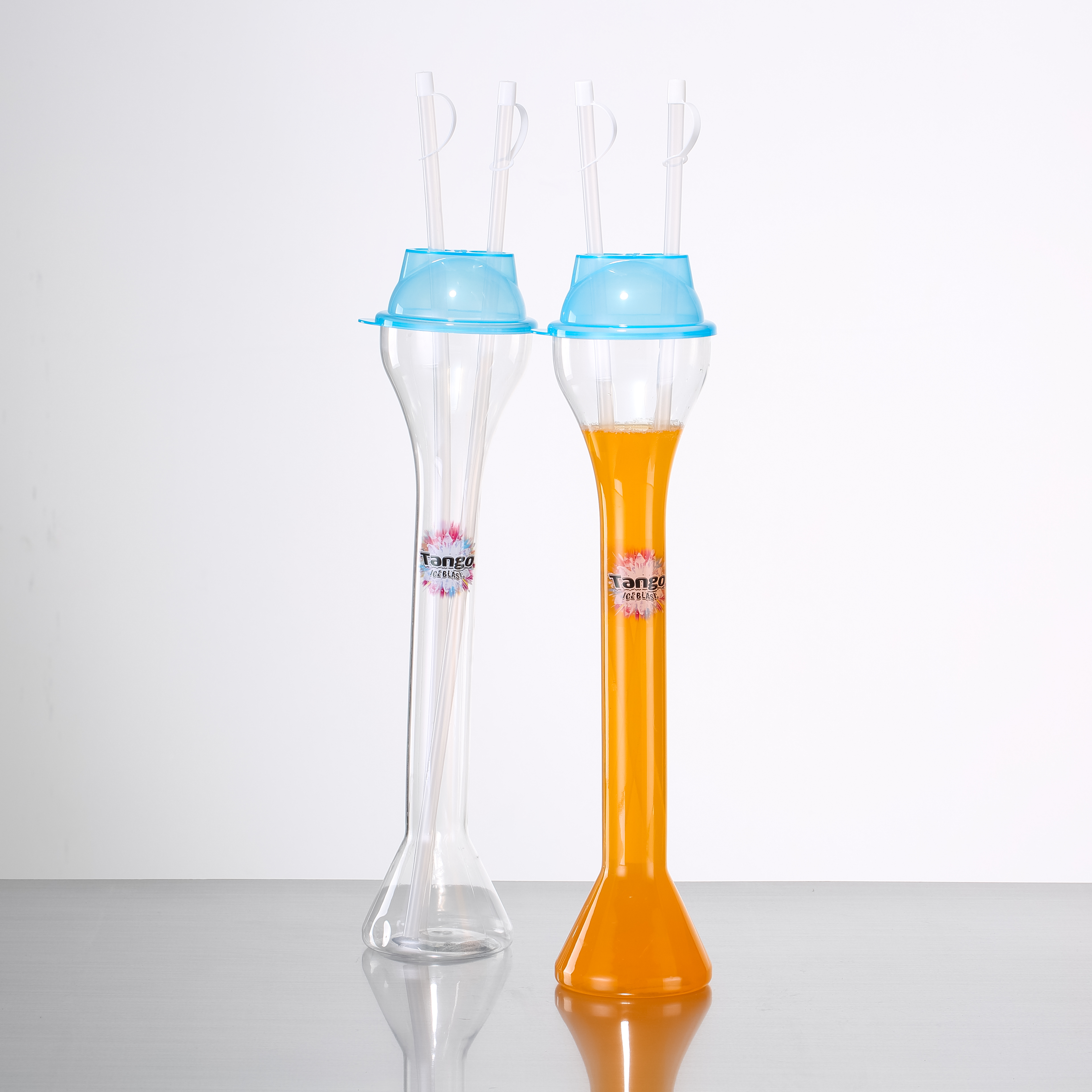 factory customized Twisted Yard Glass Yard Cup - Charmlite Plastic Yard Cup with Straw And Large Capacity – 22oz / 800ml – Charmlite