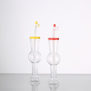 Charmlite Wholesale Customized Baseball Slush Cup Long Yarder Cup With Straw – 18 oz / 500ml