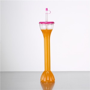 Charmlite BPA-ից զերծ պլաստիկե բաժակ ծղոտով – 22 ունցիա / 650 մլ