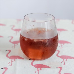 „Charmlite“ perdirbamas viskio stiklas be BPA, plastikinis alaus ir vyno stiklas – 18 uncijų