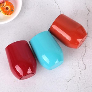 Copa de vi Swig d'acer inoxidable de doble paret de 12 oz a l'engròs d'Amazon, venda calenta