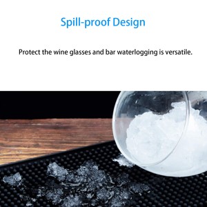 Tapete de barra de PVC, tapete antigoteo, protectores de riel para vasos, bebidas y cerveza