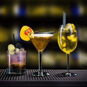 Tapete de barra de PVC, tapete antigoteo, protectores de riel para vasos, bebidas y cerveza