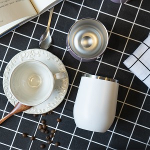 Copa de vi Swig d'acer inoxidable de doble paret de 12 oz a l'engròs d'Amazon, venda calenta